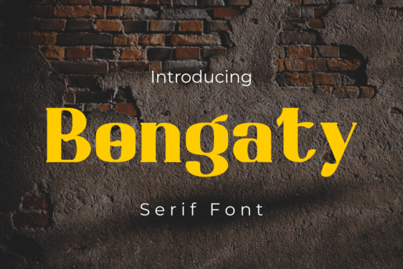 Bongaty: Elevating Design with Bold, Thick Typography