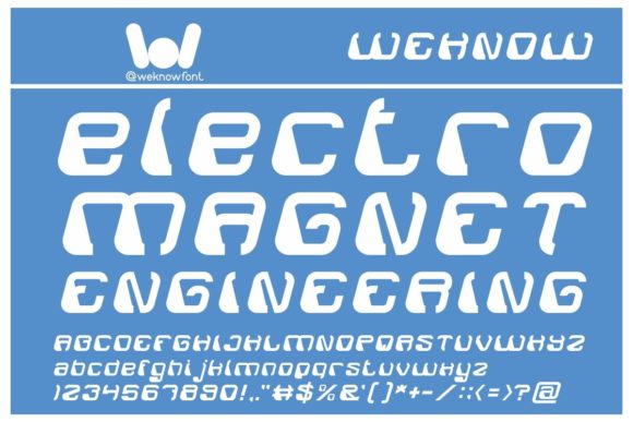 Electro Magnet: Elevating Visual Communication with Bold Techno Typography