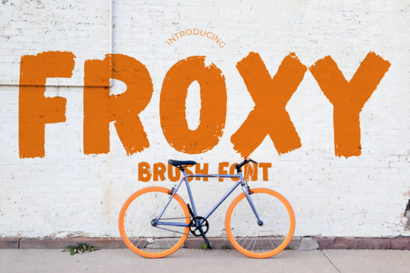 Froxy: A Bold, Brushed Display Typeface for High-Impact Design