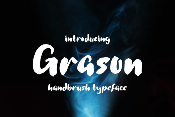 Grason: A Bold, Brushed Display Font for Versatile Design