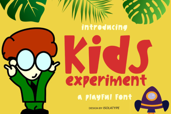 Kids Experiment: The Quirky Display Font for Playful Design