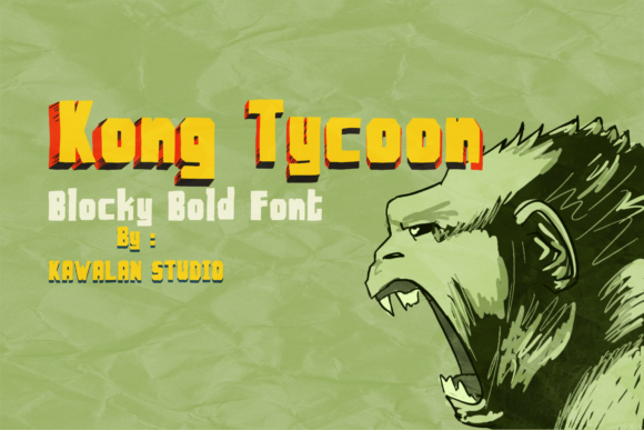 Kong Tycoon: Bold Typography for Impactful Design