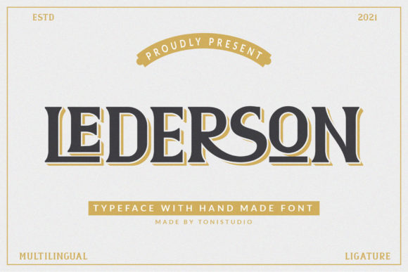 Lederson: Bold Typography for Distinct Visual Impact