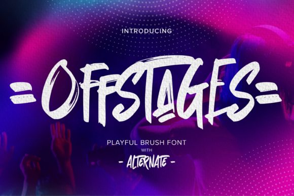 Offstages: The Ultimate Graffiti Display Font for Bold Designs