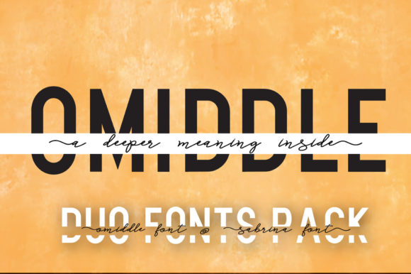 Omiddle: Redefining Brand Identity with Dual-Style Typography