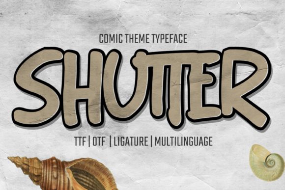 Shutter: The Brushed Urban Display Font for Modern Design