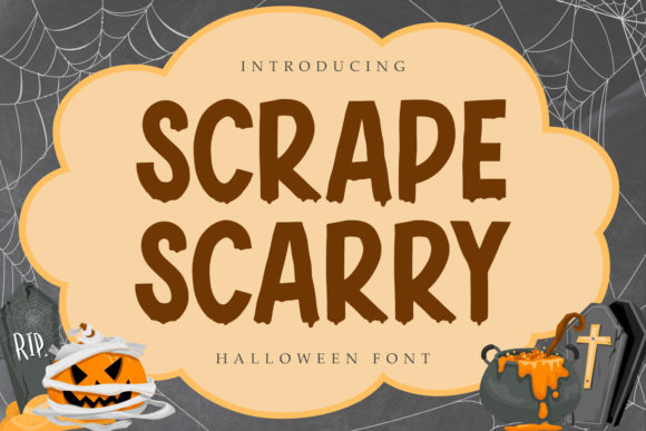 Unleash the Spooky Spirit: Why Scrape Scarry Is the Ultimate Display Font for Halloween Creations