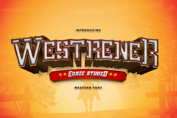 Westrener: The Bold Display Font for Modern Creators