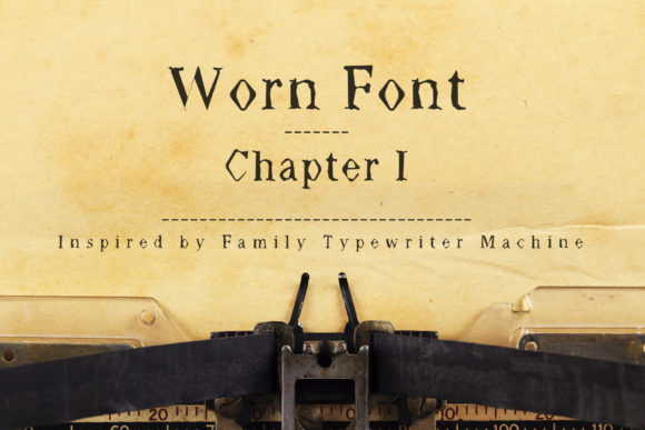 Worn: A Typeface for Atmospheric Design